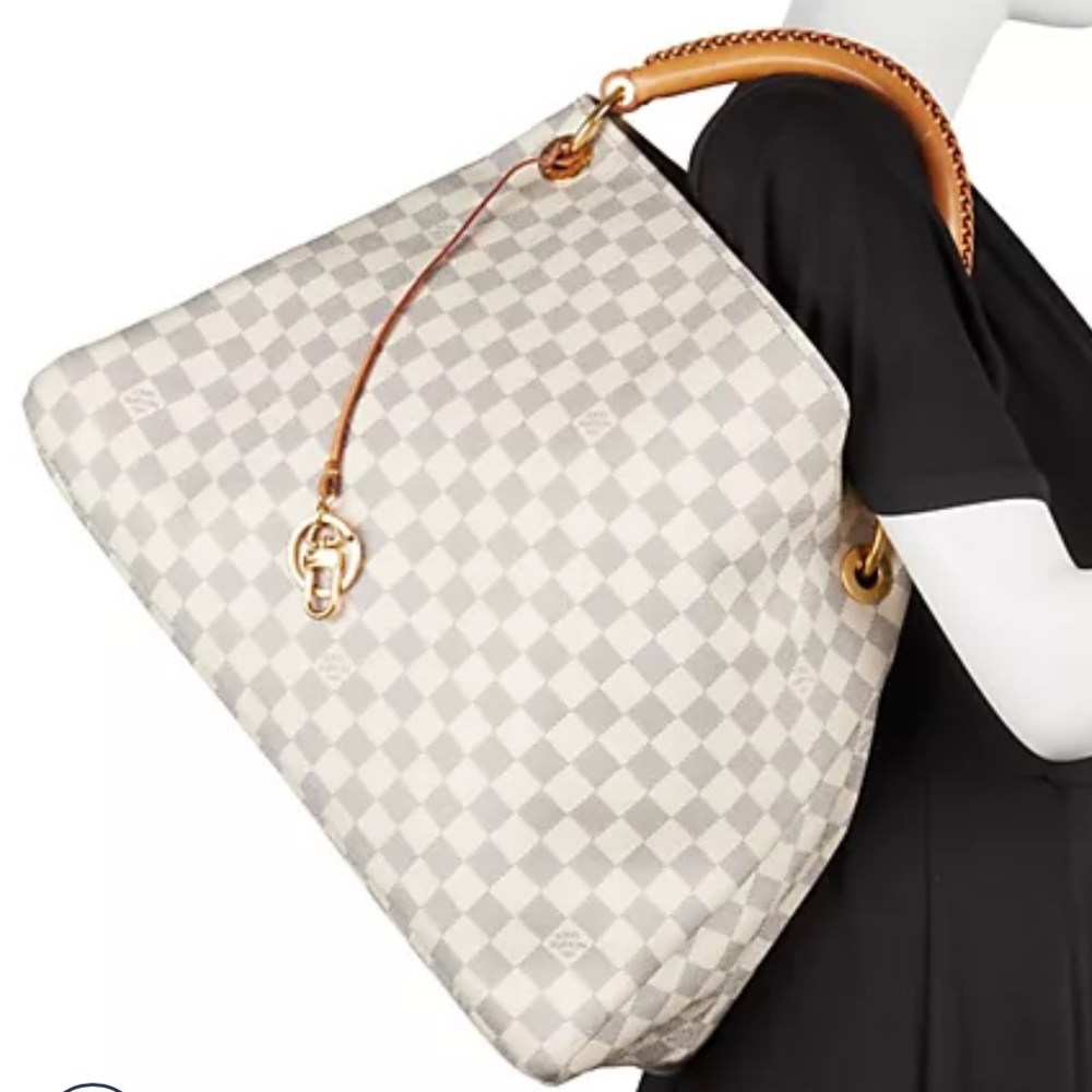 💎This is a RARE AUTHENTIC DISCONTINUED LOUIS VUITTON DAMIER AZUR ARTSY MM 💎
